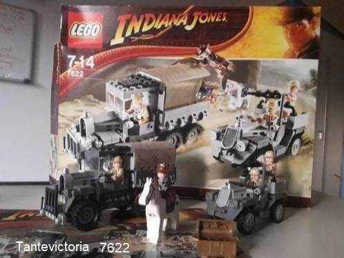 Lego Indiana Jones 7622 Race for the Stolen Treasure (2008), Kinderen en Baby's, Lego, Ophalen of Verzenden, Zo goed als nieuw
