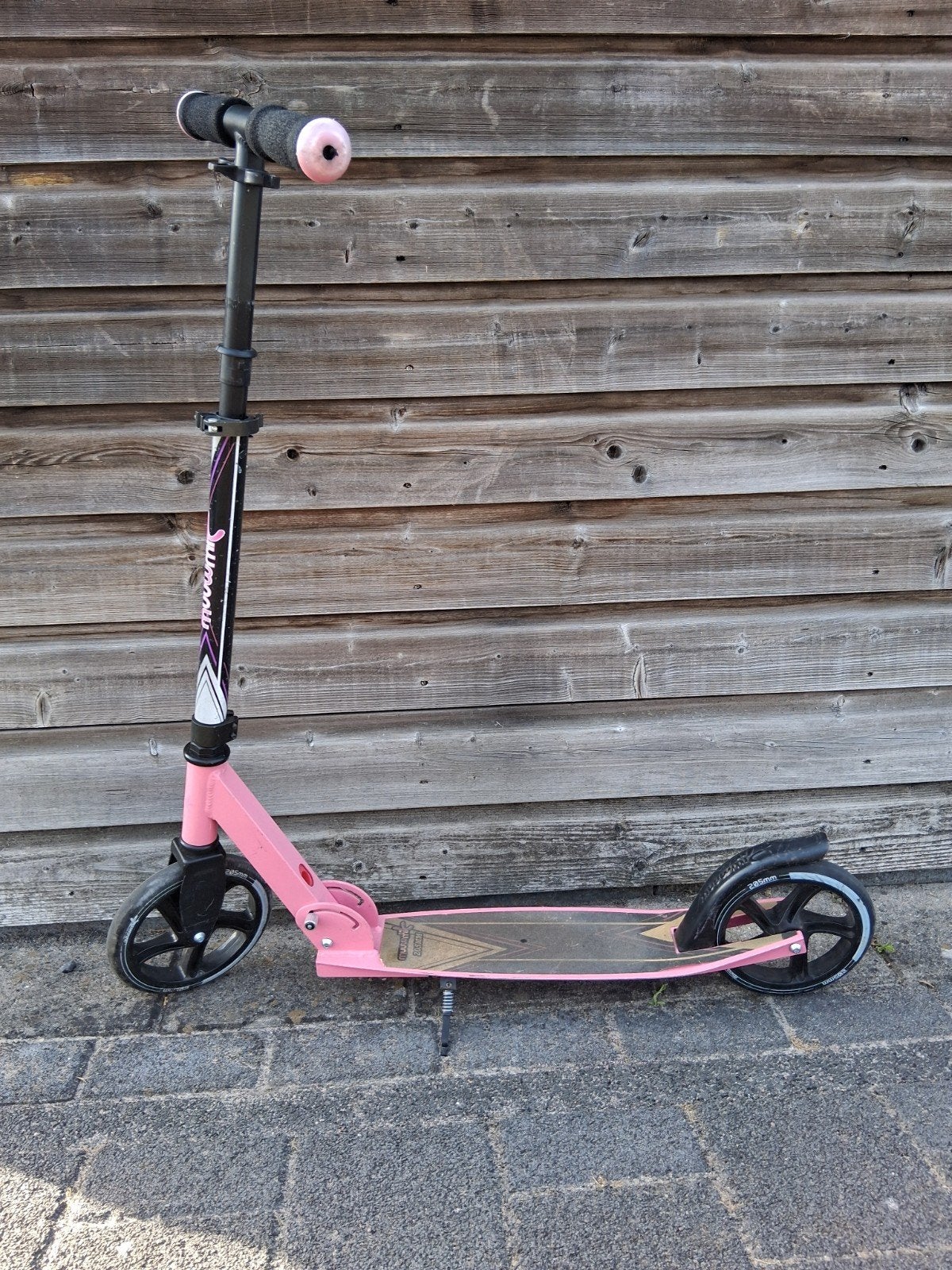 Roze opvouwbare step - beschadigd, Fietsen en Brommers, Steps, Ophalen, Gebruikt, Gewone step, Muuwmi
