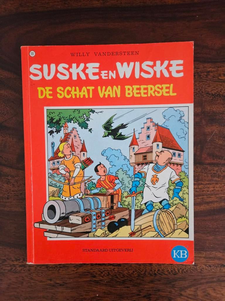 Suske en Wiske, De Schat van Beersel, KB uitgave, Boeken, Eén stripboek, Ophalen of Verzenden, Gelezen, Willy Vandersteen