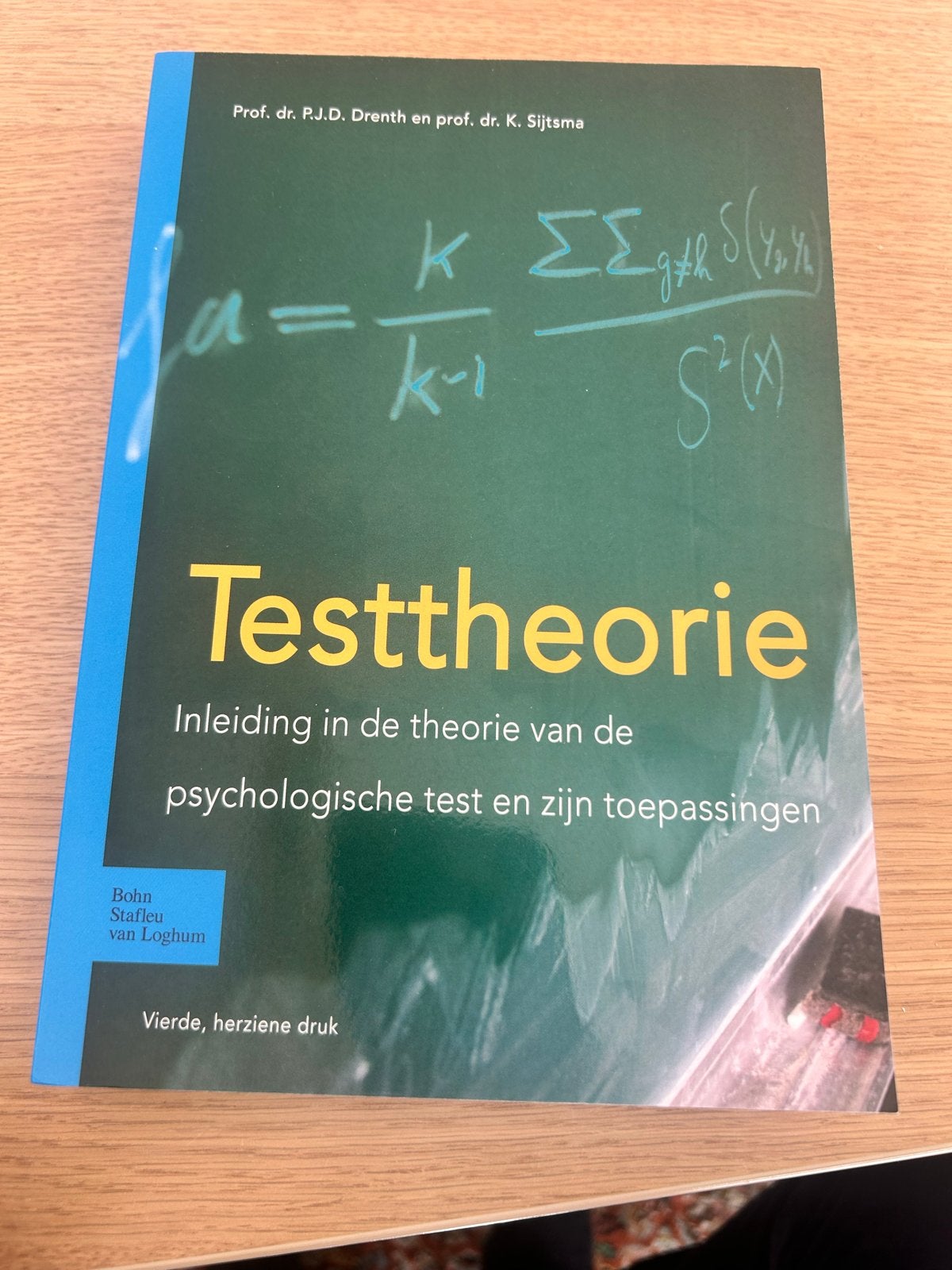 Testtheorie: Inleiding in de theorie van de psy. testen, Ophalen, Gamma, Zo goed als nieuw, HBO