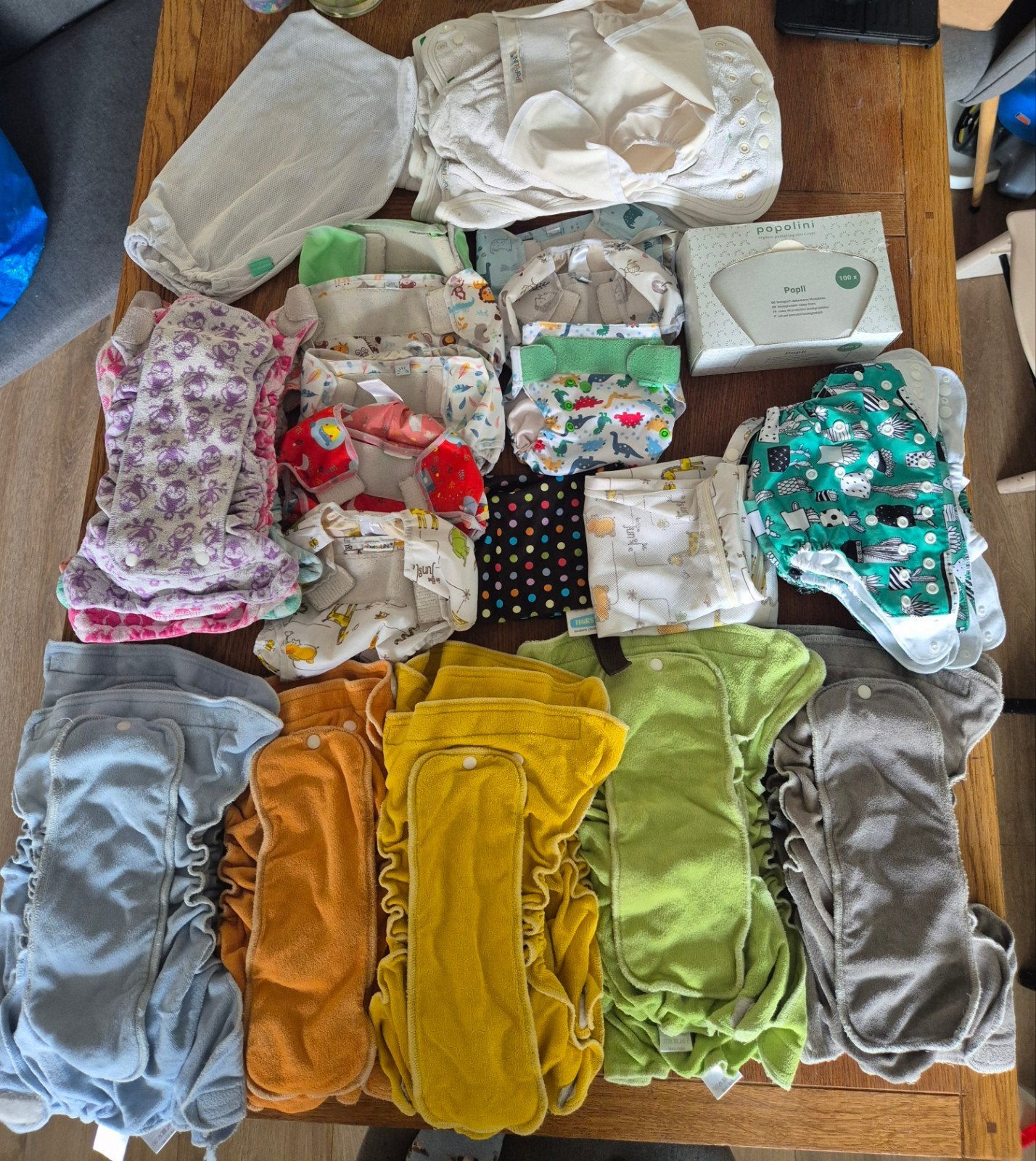 Wasbare Luiers Zeer compleet, Ophalen of Verzenden, Zo goed als nieuw, One size
