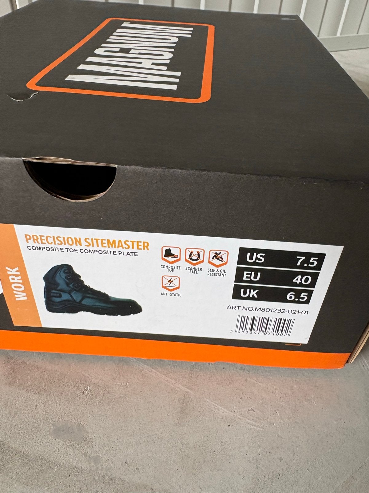 Magnum Precision Sitemaster Veiligheidsschoenen EU 40, Ophalen of Verzenden, Nieuw