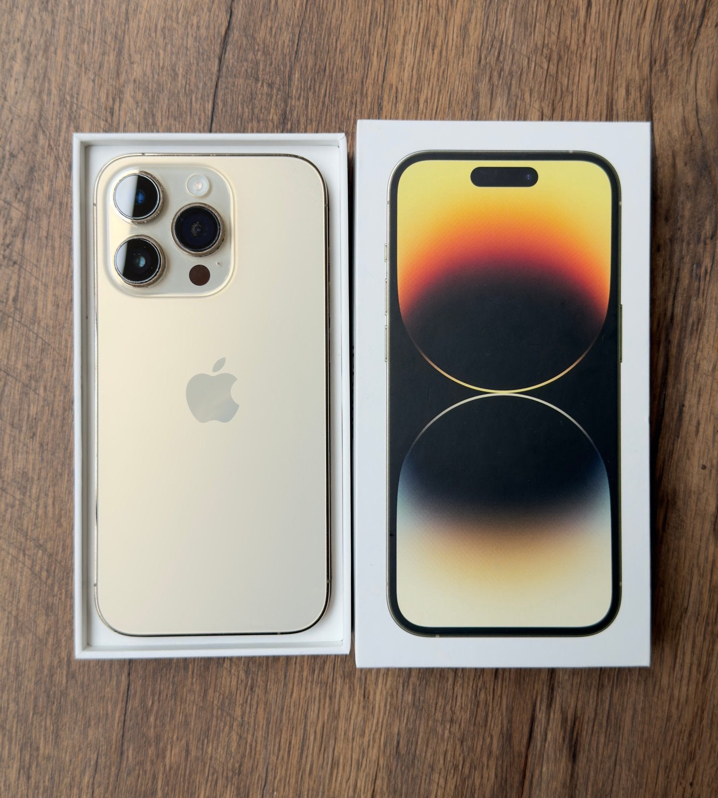 Iphone 14 pro, Ophalen of Verzenden, Goud, 128 GB, Gebruikt
