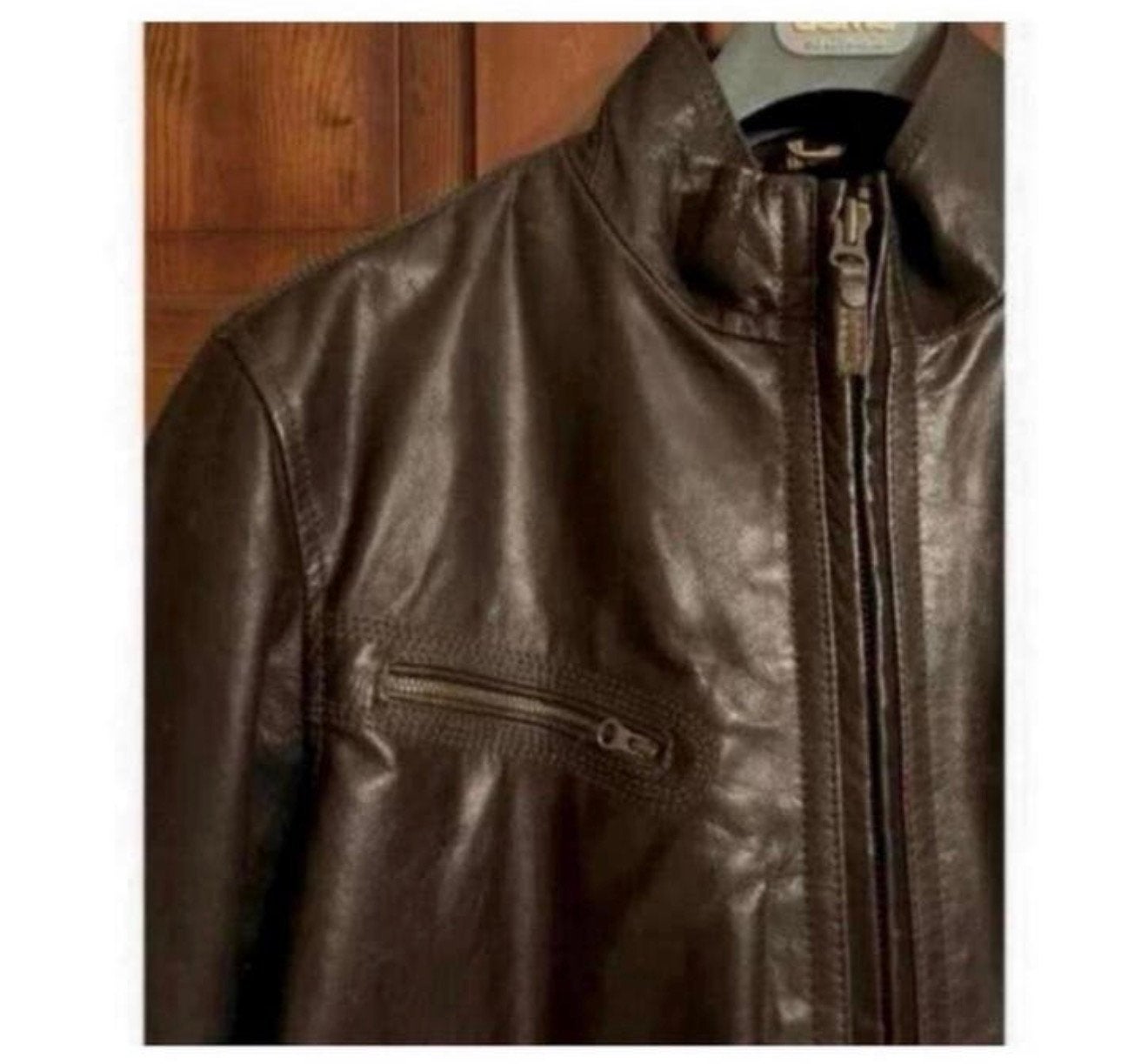 Timberland lederen jas Donker bruin silver rated tannery xl, Kleding | Heren, Bruin, Maat 56/58 (XL), Ophalen of Verzenden, Zo goed als nieuw