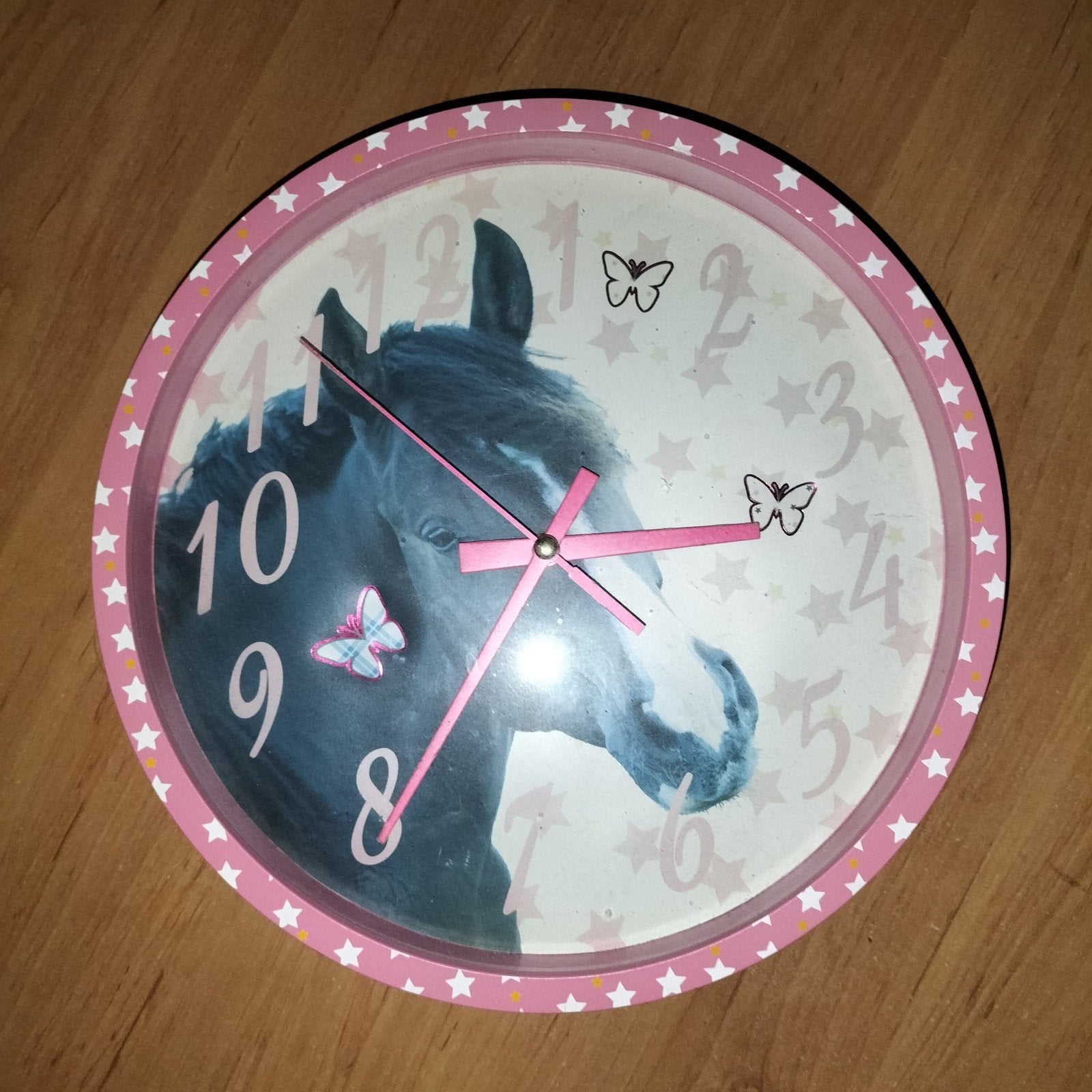 paardenklok, Ophalen, Roze, Wandklok