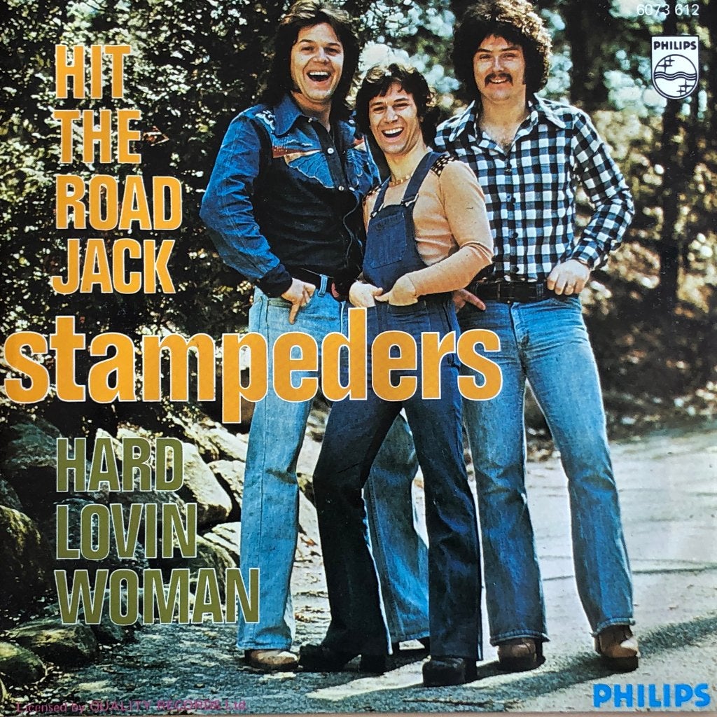 1975	Stampeders	                   Hit The Road Jack, Fotohoes, 7 inch, Ophalen of Verzenden, Zo goed als nieuw