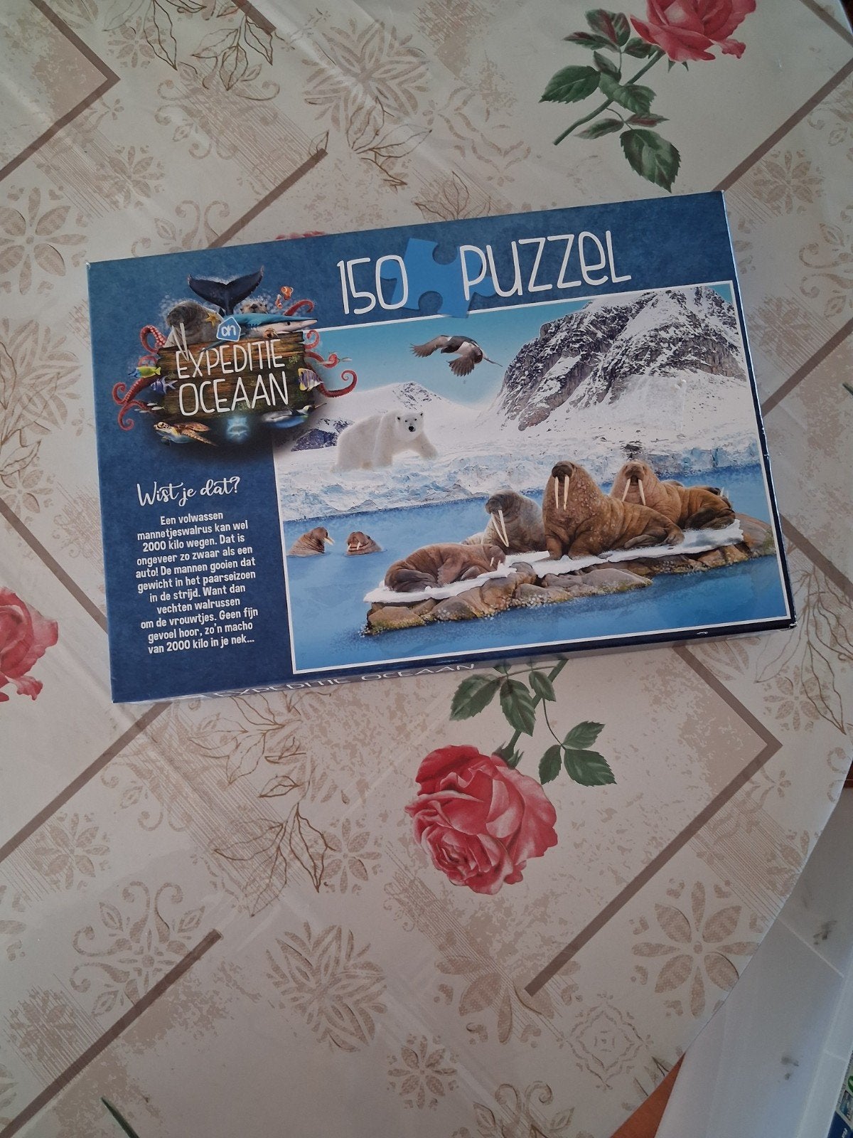 Puzzel 150 stukje compleet expeditie oceaan, Ophalen of Verzenden, 500 t/m 1500 stukjes, Zo goed als nieuw