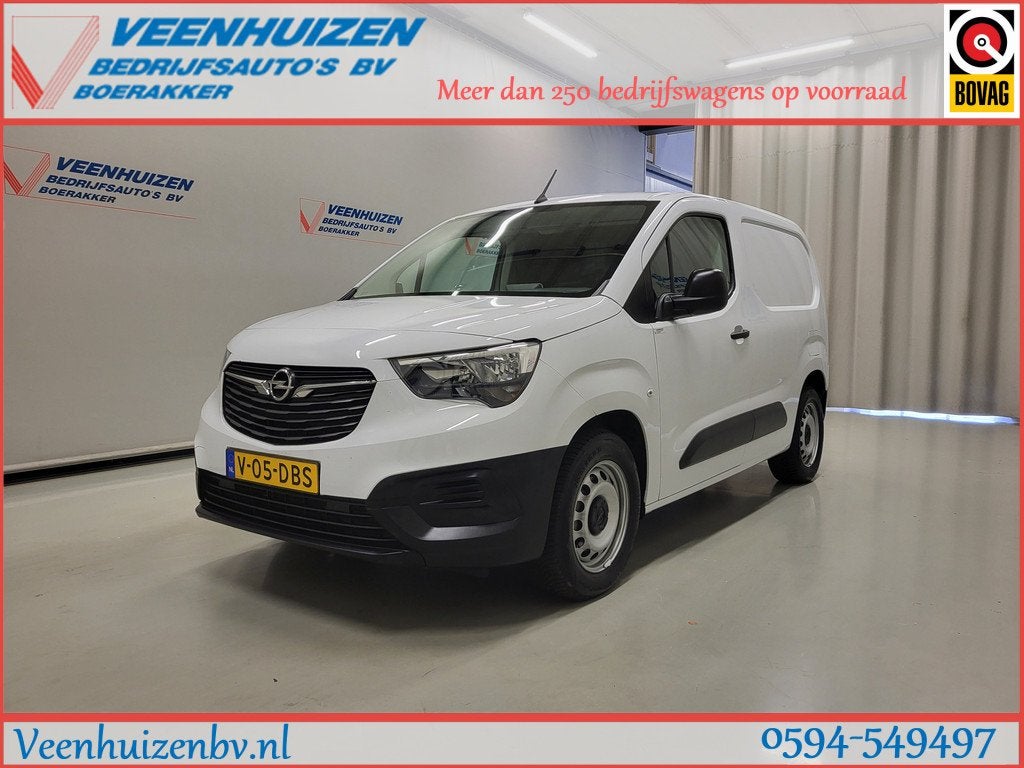 Opel Combo Electric 50kWh SOH 100% 270km Elektrisch!, Auto's, Bestelauto's, 274 km, 136 pk, Gebruikt, Wit