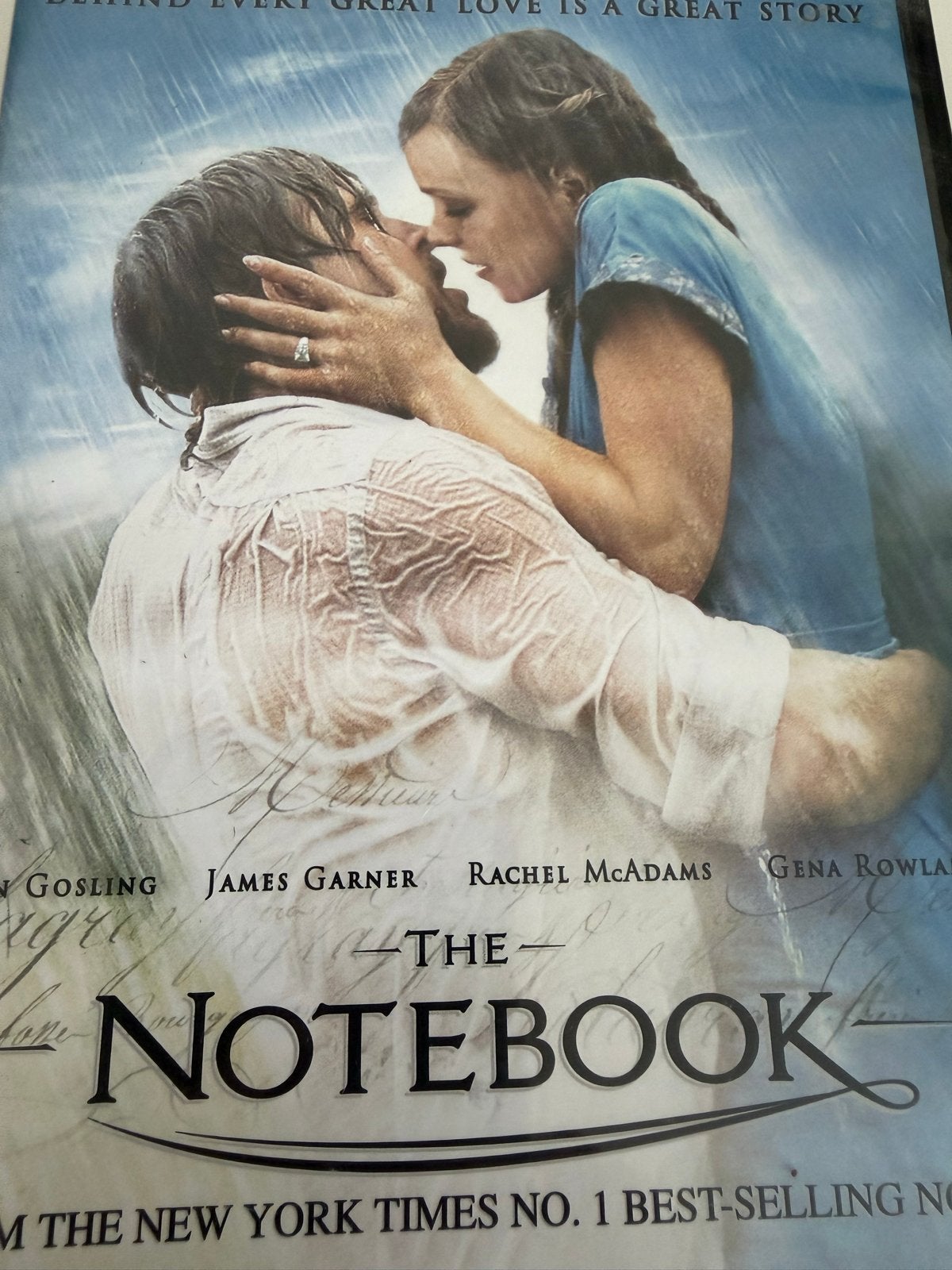 The Notebook DVD - Romantisch Drama met Ryan Gosling, Nederlands, Vanaf 6 jaar, Gebruikt, Engels