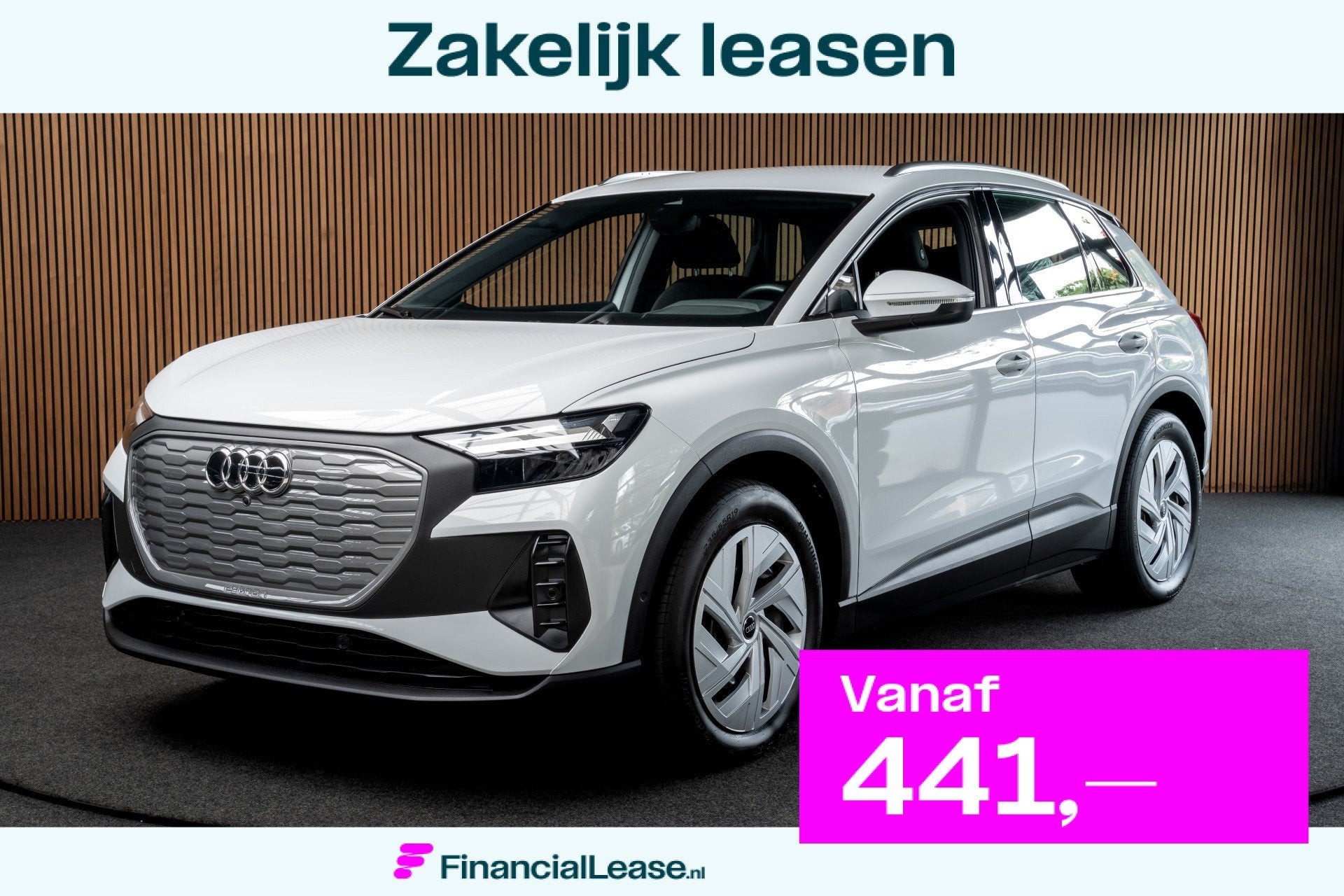Audi Q4 e-tron 40 77 kWh ACC Navi PDC Elektr. trekhaak Water, Automaat, 476 km, Gebruikt, Zwart