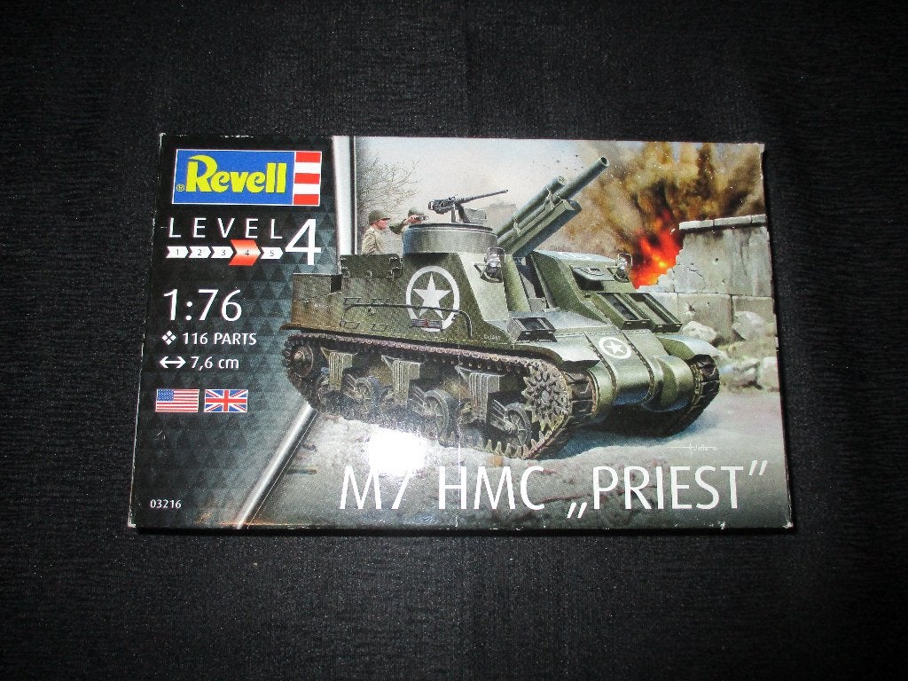 D-274,REVELL 1-72,NO,03216,M7 HMC "Priest", Overige merken, 1:32 tot 1:50, Overige typen, Nieuw