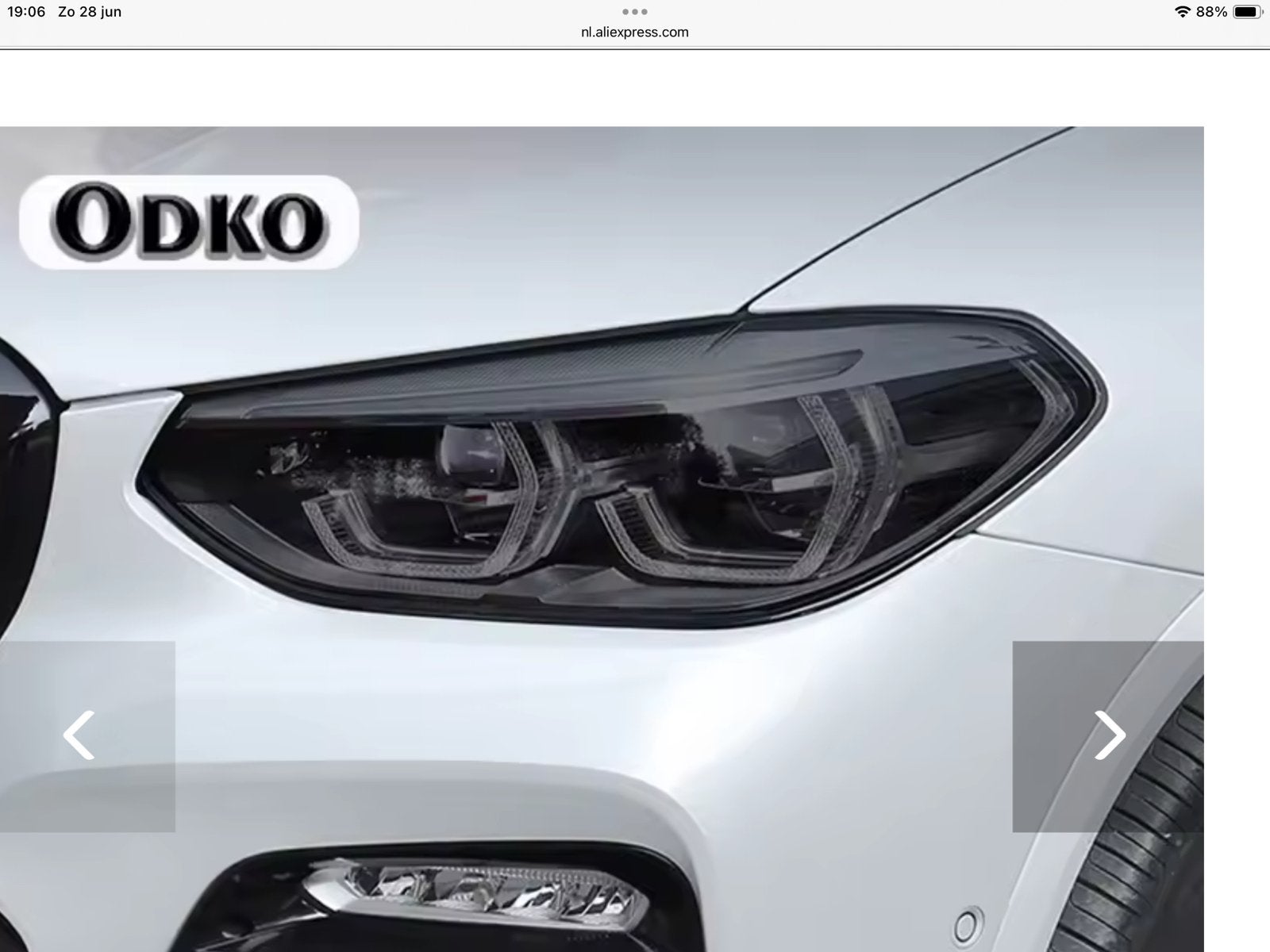 Shadowline Koplamp Folie BMW X1/iX1 (2023-2026) - Nieuw, Ophalen of Verzenden, Nieuw, BMW
