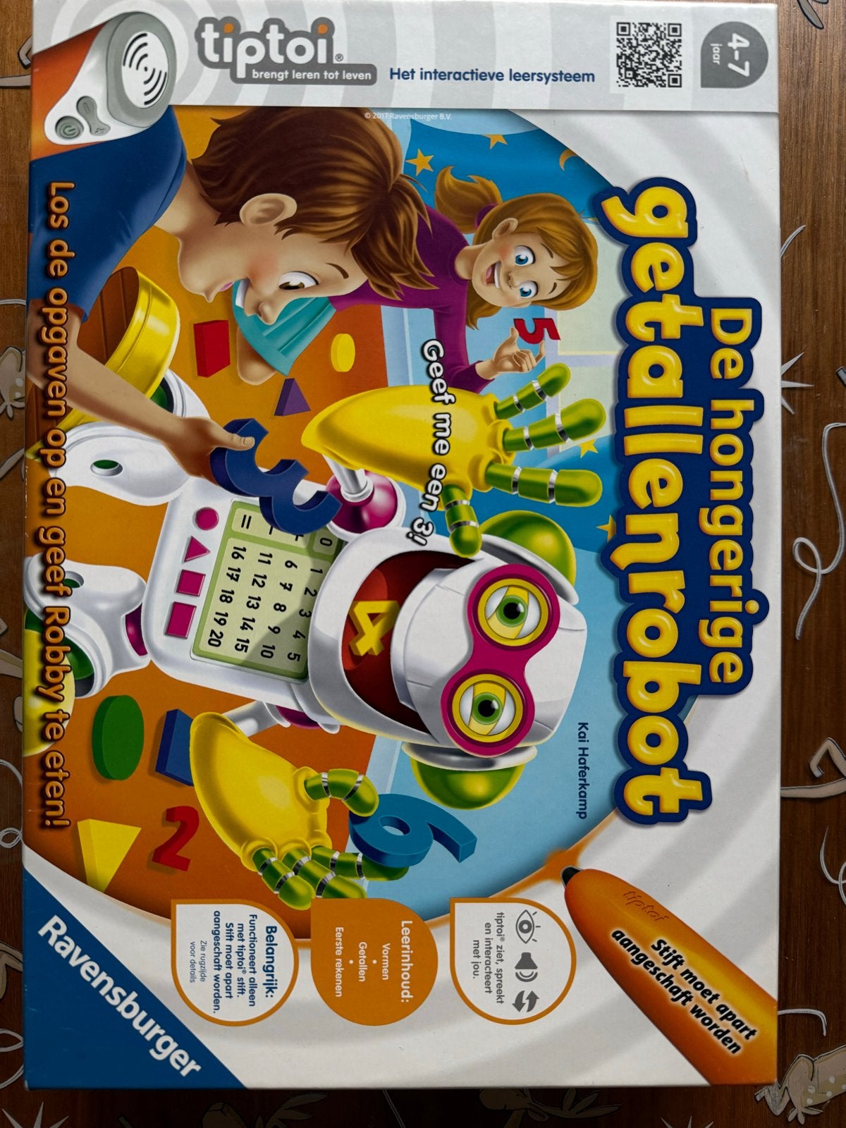 Tiptoi De Hongerige Getallenrobot - Ravensburger, Ophalen of Verzenden, Zo goed als nieuw, Rekenen