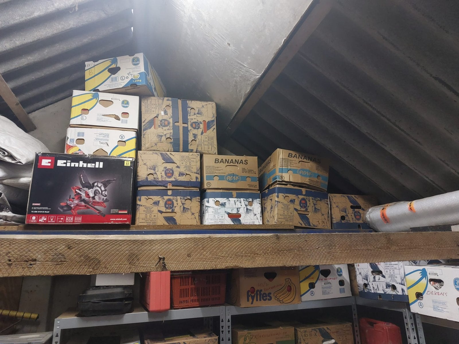 Ongeveer 60 bananendozen, Ophalen of Verzenden, MAN