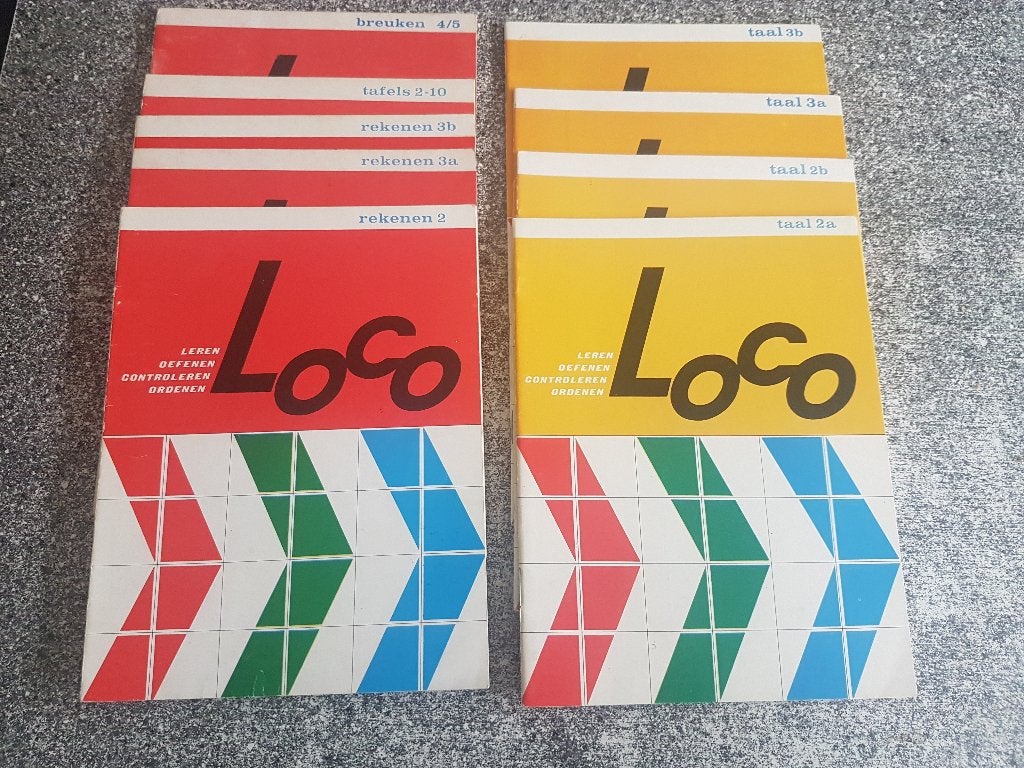 9 maxi loco boekjes rekenen taal samen 15 euro, Ophalen of Verzenden, Zo goed als nieuw, Rekenen