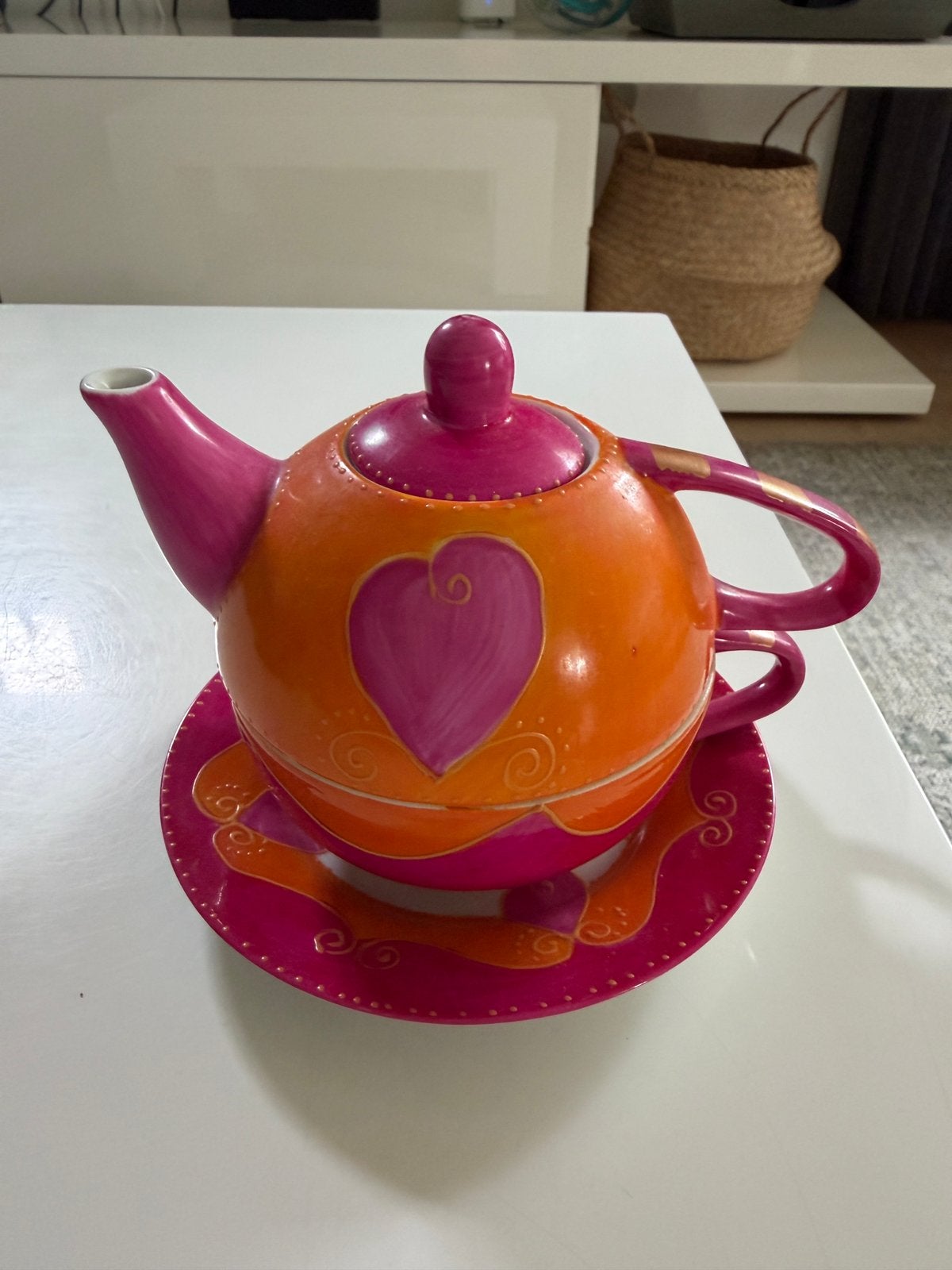 Theepot decoratie merk chacult, Ophalen of Verzenden
