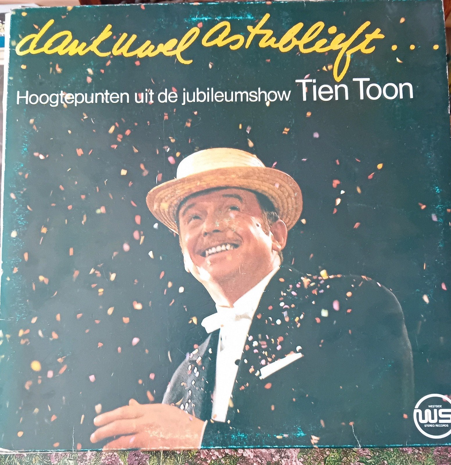 Tien Toon - Dank U Wel Astublieft (LP), Cd's en Dvd's, Ophalen of Verzenden, Gebruikt, Cabaret of Kleinkunst, LP