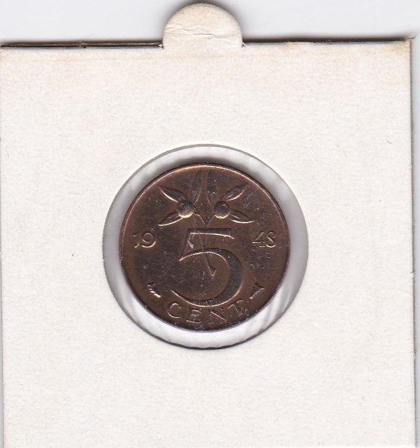 diverse stuivers wilhelmina 1948 juliana 1956+1980, Ophalen of Verzenden, Koningin Juliana, 5 cent, Losse munt