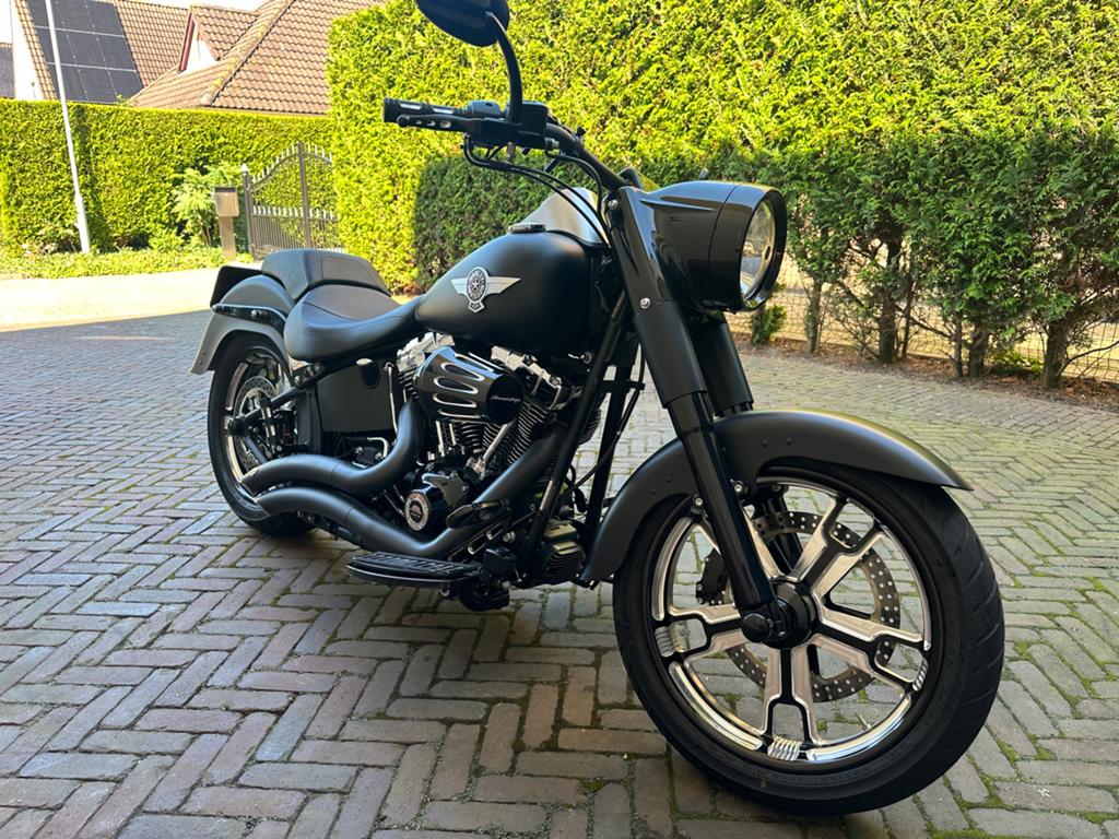 Harley-Davidson Fat Boy Special - Mat Zwart, Motoren, 2 cilinders, Sportuitlaat, Gebruikt, Particulier