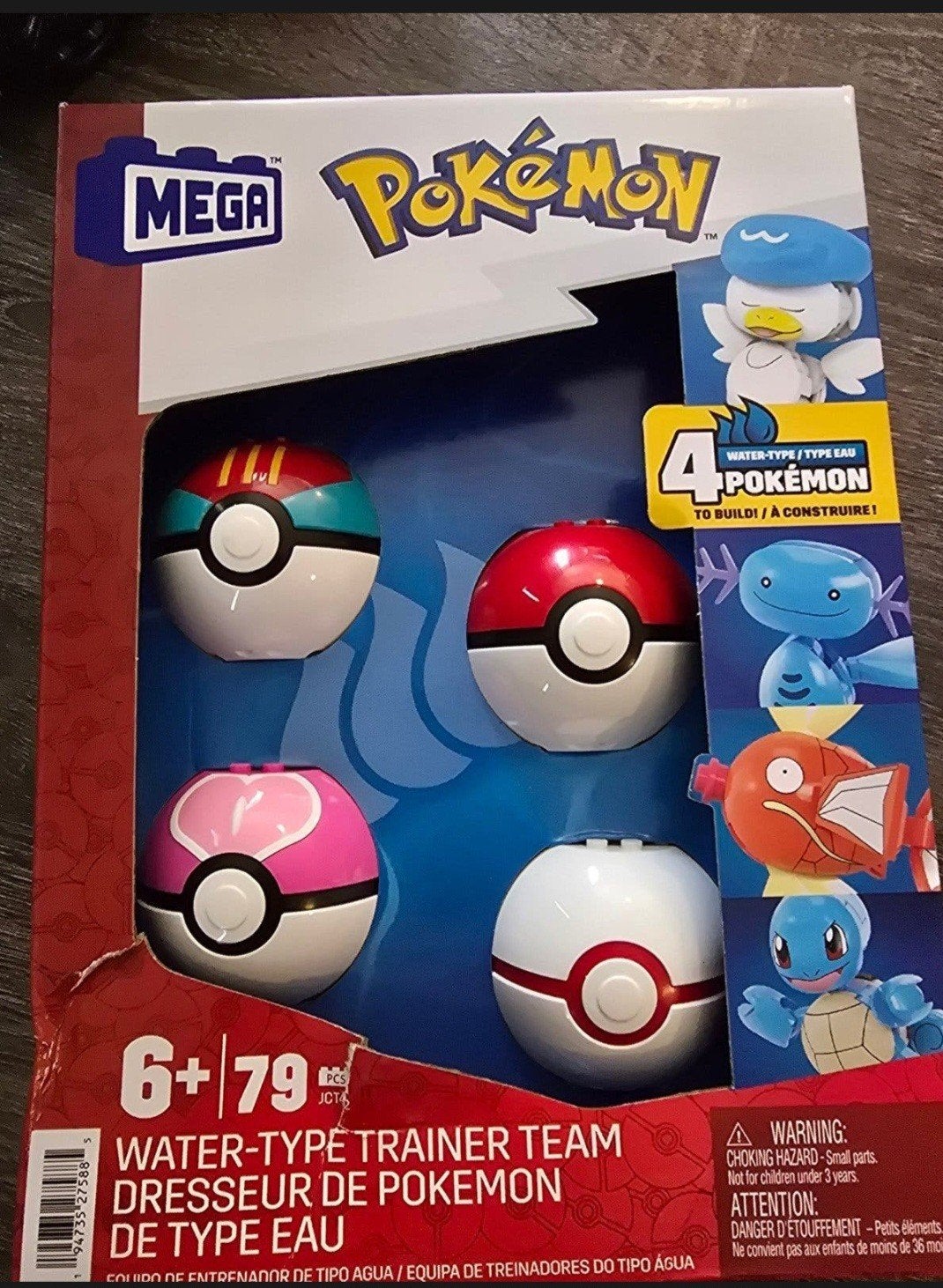Mega Construx Pokémon HWR77 - Nieuw in doos, Ophalen of Verzenden, Nieuw, Overige merken