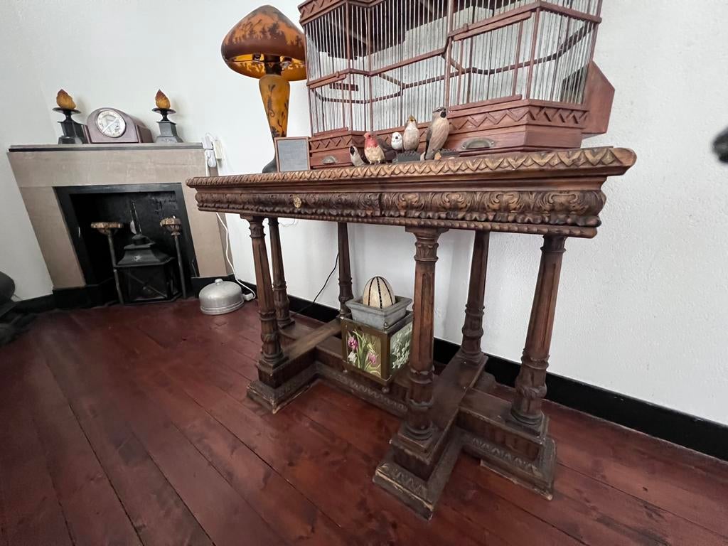 Antieke Altaartafel, Huis en Inrichting, Barren, Ophalen, Gebruikt