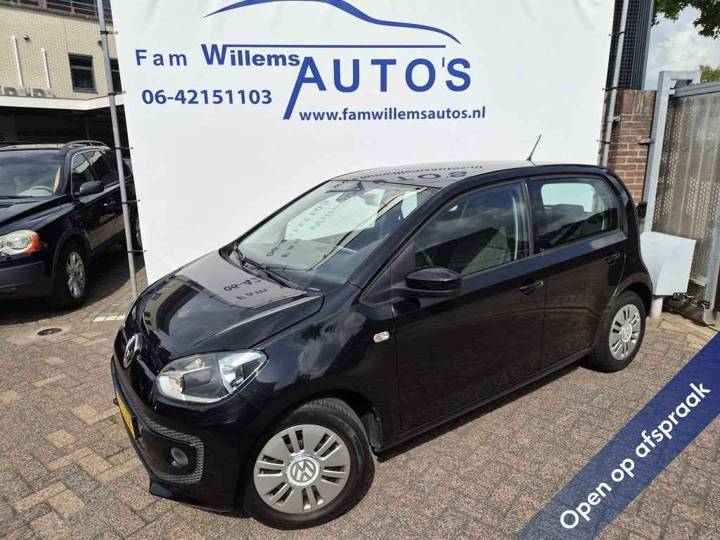 Volkswagen up! 1.0 move up! BlueM. 5drs Airco Nap (bj 2015), Auto's, Start-stop-systeem, Euro 5, Stof, Gebruikt