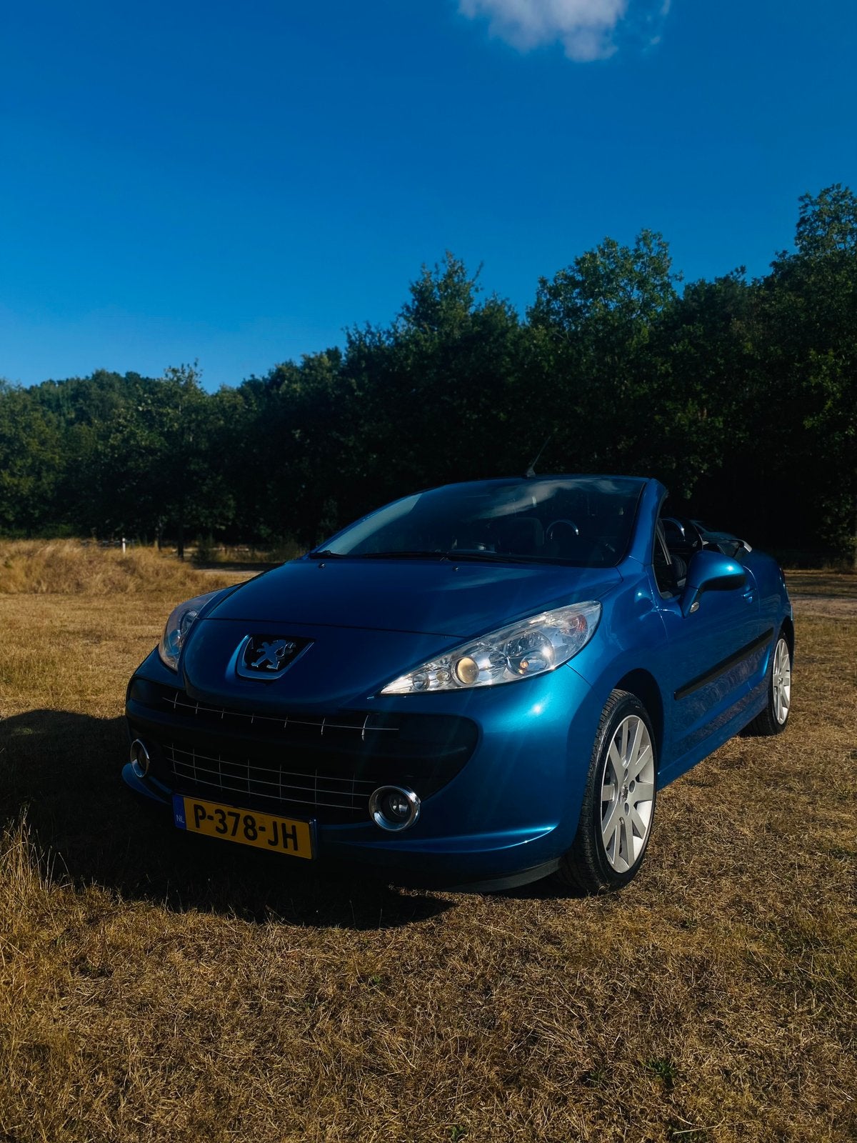 Peugeot 207 1.6 16V CC 88KW 2008 Blauw, Voorwielaandrijving, Zwart, 4 cilinders, Cabriolet