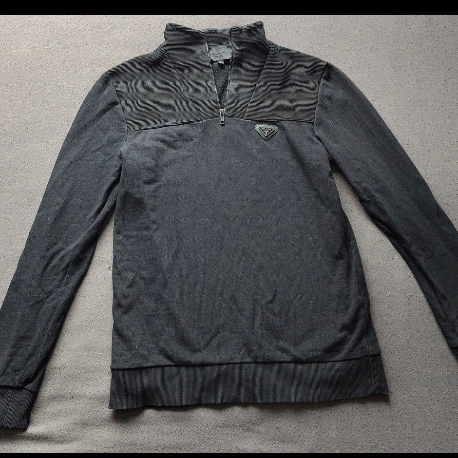 Prada sweater, Maat 38/40 (M), Prada, Zwart, Ophalen of Verzenden