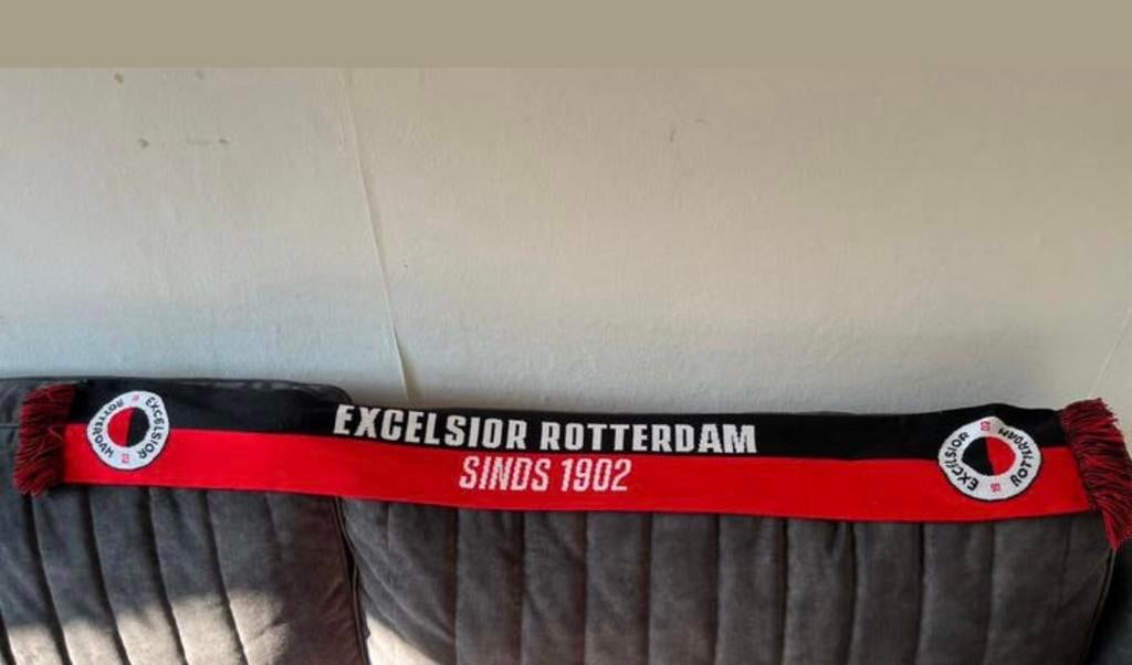 Sjaal excelsior x bavaria, Verzamelen, Ophalen of Verzenden, Zo goed als nieuw, Overige binnenlandse clubs, Vaantje of Sjaal