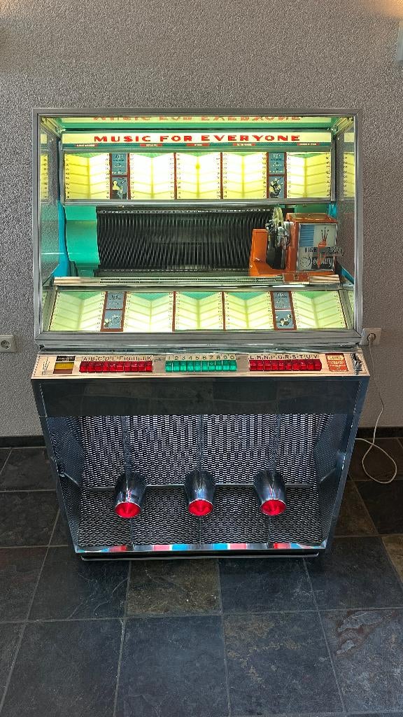 Seeburg 201 jukebox 200 selecties en werkend (mooie staat), Ophalen, Gebruikt, 1950 tot 1960, Seeburg
