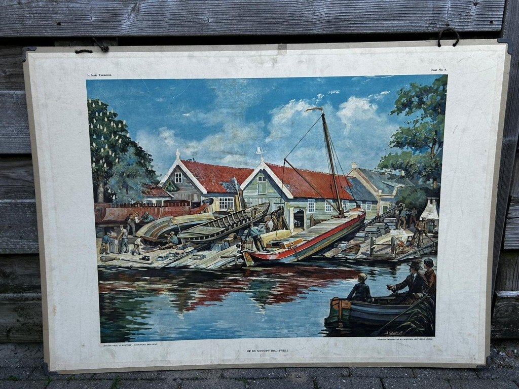 Op de scheepstimmerwerf, Ophalen of Verzenden, Aardrijkskunde