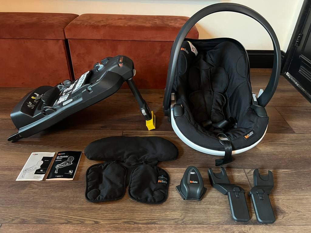 Maxicosi Beqooni Isize / Isofix, Ophalen, Autogordel, Zo goed als nieuw, 0 t/m 13 kg