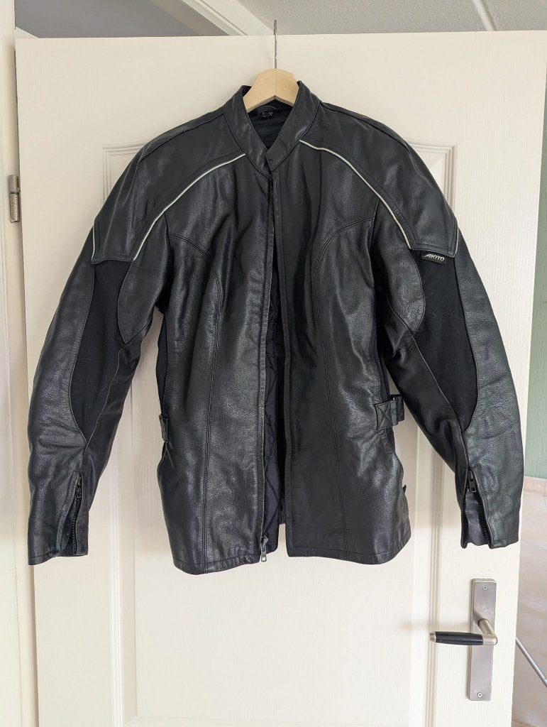Motorjas leder Dames maat 44 Akito Bodyguard, Motoren, Ophalen, Jas | leer, Akito, Dames