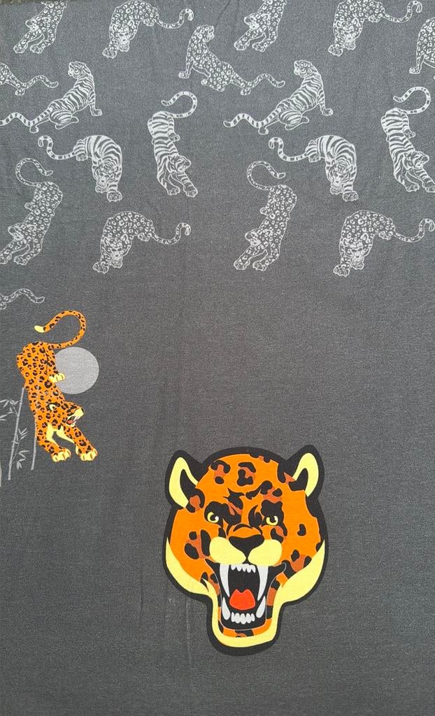 Panter 2 luik tricot paneel, Hobby en Vrije tijd, Stoffen en Lappen, 120 cm of meer, Ophalen of Verzenden, Zo goed als nieuw, Katoen