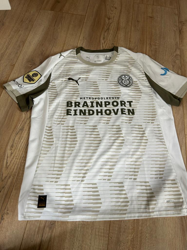 PSV Uitshirt 2026/2026 Boadu #21 Maat L, Kleding | Heren, Sportkleding, Maat 52/54 (L), Wit, Ophalen of Verzenden, Zo goed als nieuw