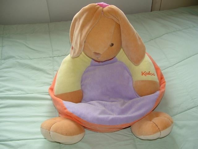 KALOO KONIJN KNUFFELSTOEL MY FIRST SOFA VELOURS BEIG, Ophalen of Verzenden, Nieuw, Overige typen