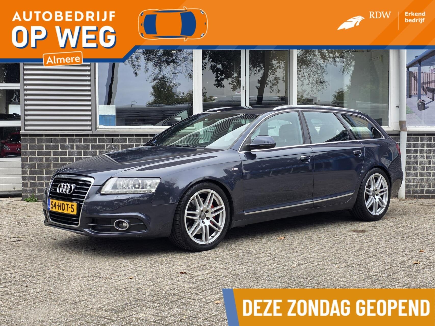 Audi A6 Avant 3.0 TFSI Quattro Pro Line | Inruilkoopje | Aut, Auto's, Euro 5, Gebruikt, 2995 cc, Blauw