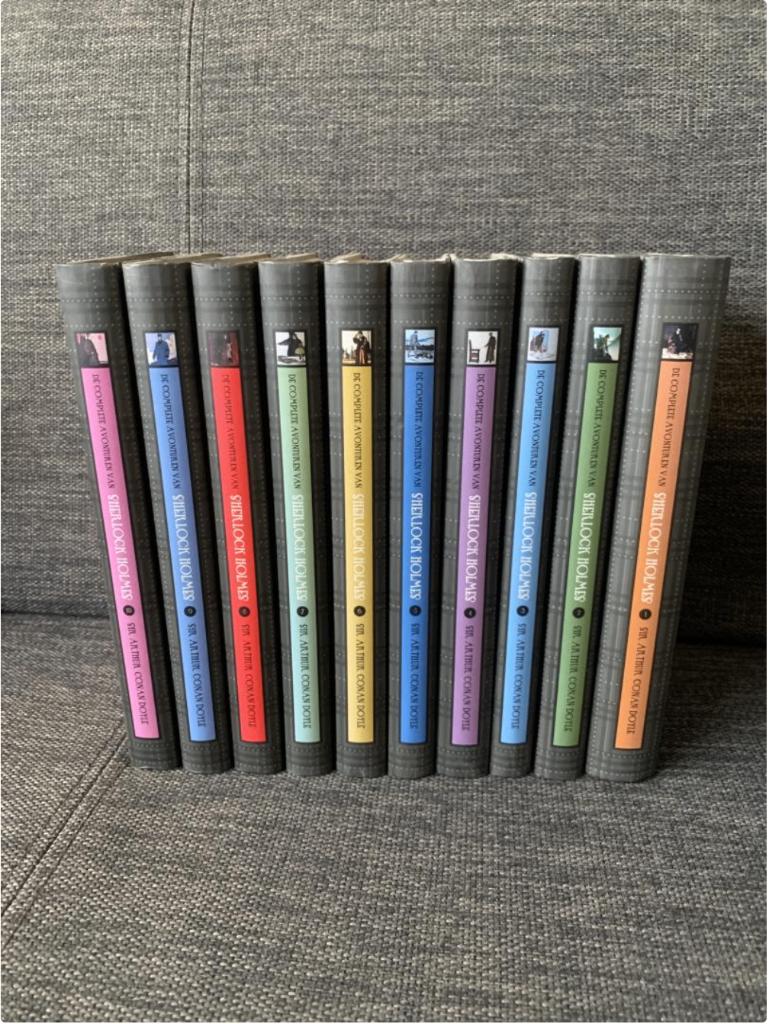 De complete avonturen van Sherlock Holmes 10 van de 12 delen, Boeken, Ophalen of Verzenden, Zo goed als nieuw, Arthur Conan Doyle
