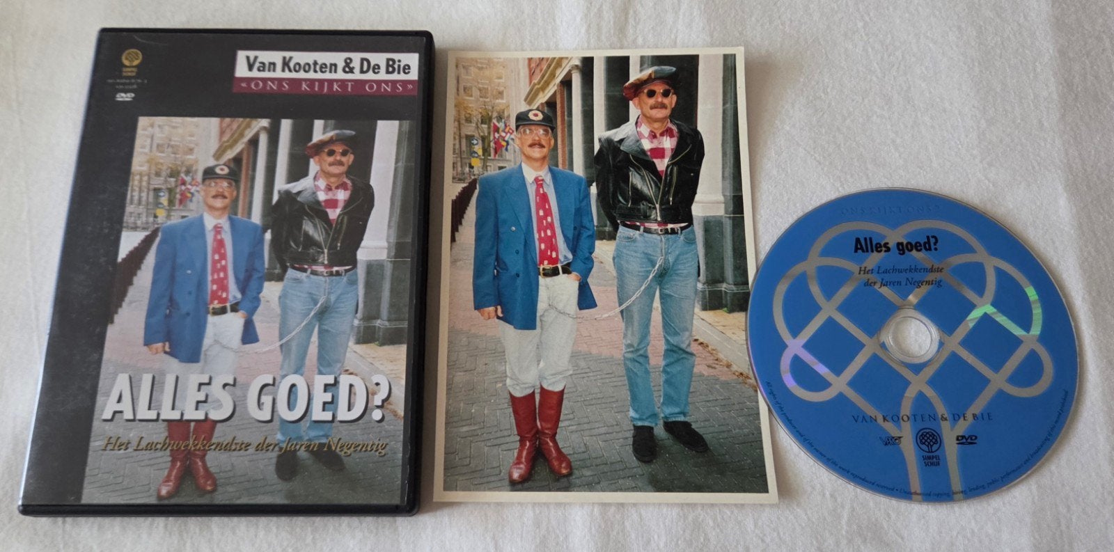 Van Kooten & De Bie Alles Goed? Dvd NL Cabaret & Sketches, Alle leeftijden, Ophalen of Verzenden, Zo goed als nieuw, Stand-up of Theatershow