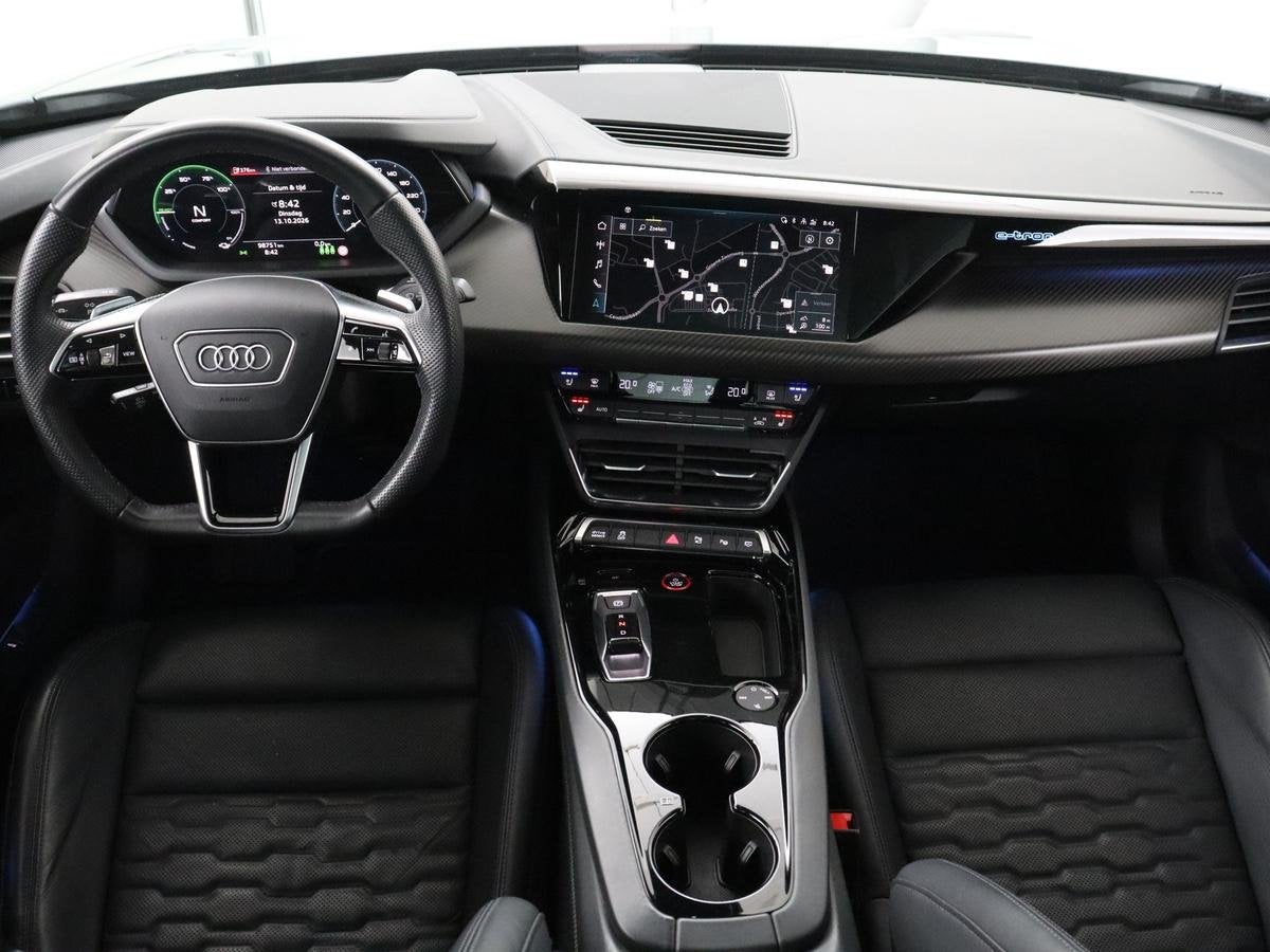 Audi e-tron GT GT 93 kWh | SOH 92,8% | Panoramadak | Leder |, Automaat, Zwart, 93 kWh, E-tron GT