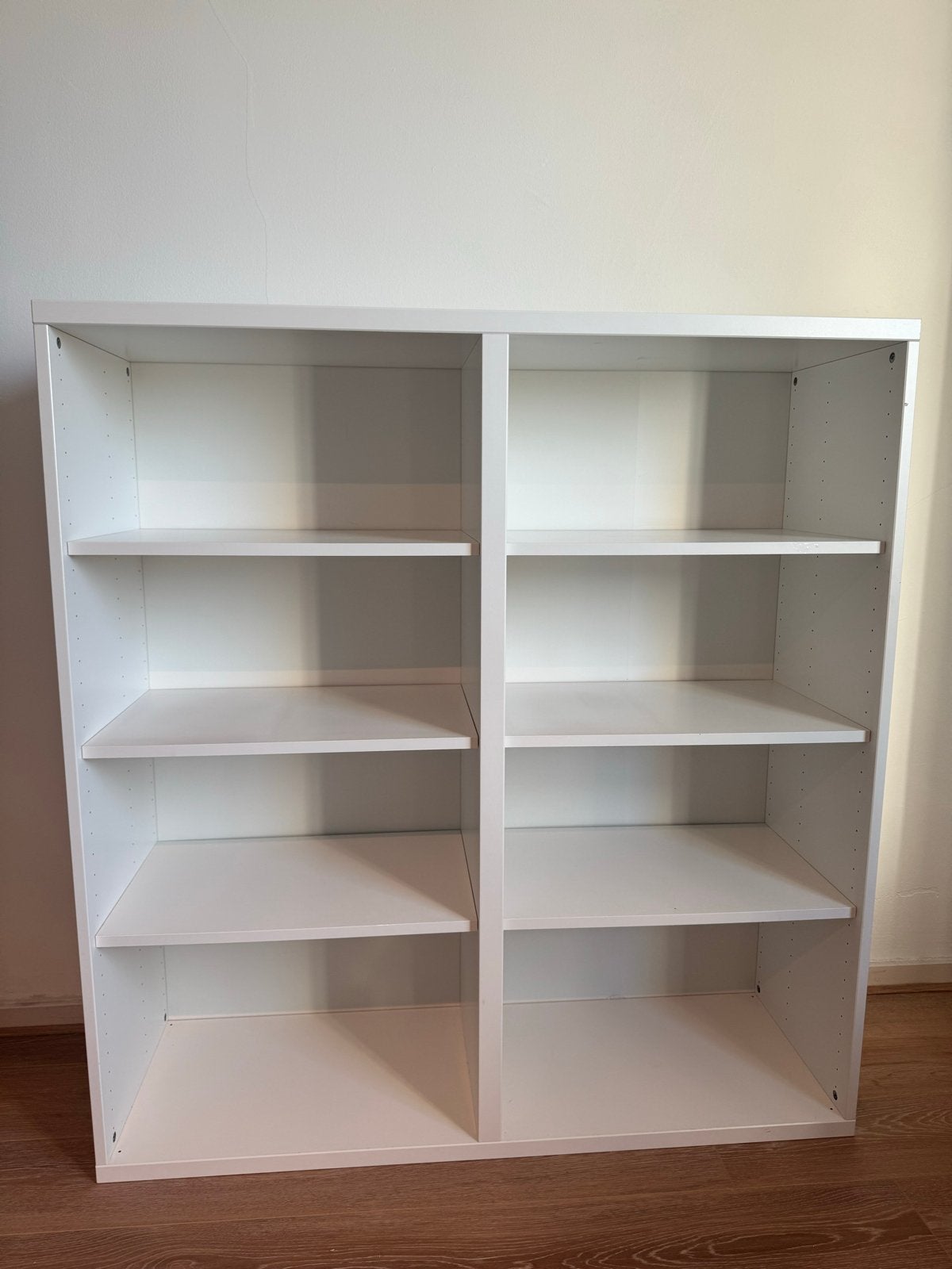 Witte IKEA Boekenkast met Verstelbare Planken, Ophalen, Met plank(en), 100 tot 150 cm, Zo goed als nieuw