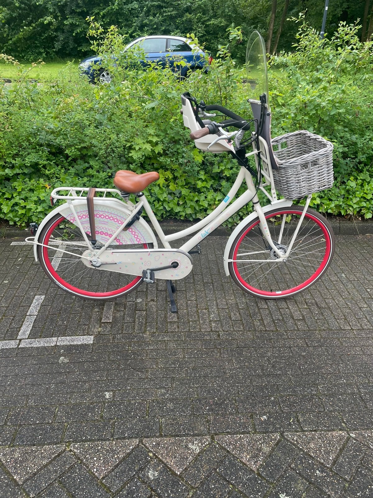 Corina lief for moederfiets €225,-, Fietsen en Brommers, Mandje, Zo goed als nieuw, 50 tot 53 cm, Ophalen