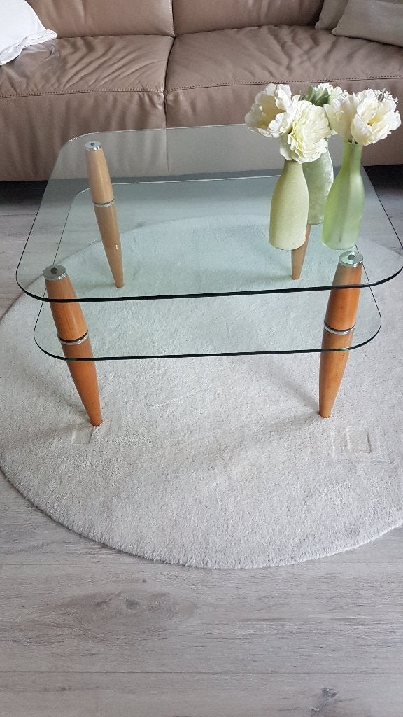 Salontafel 80 x 80 x 45 cm, Gebruikt, 50 tot 100 cm, Vierkant, 50 tot 100 cm