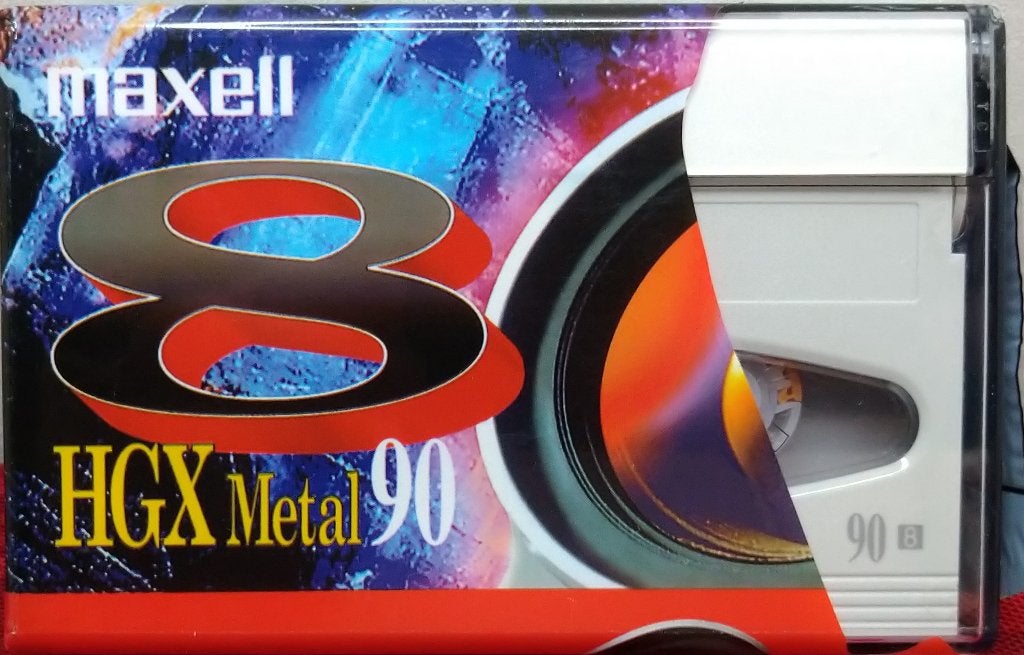 Maxell HGX 8 Metal 90 DV minuten Video Cassette, Overige merken, Band, Disc of Geheugen, Nieuw, Overige soorten