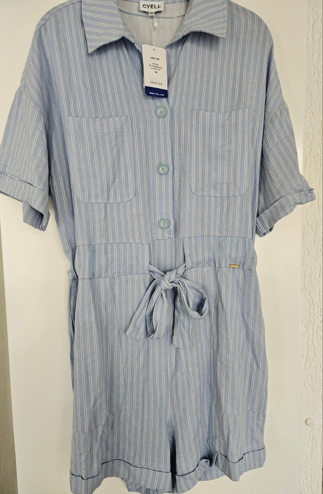 Cyell Jumpsuit Rosy Morning Summer Sky - Maat 38, Maat 38/40 (M), Blauw, Nieuw, Ophalen of Verzenden