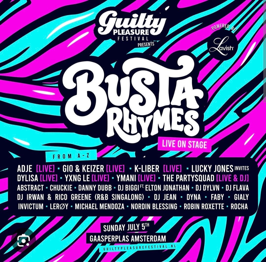 Guilty pleasure festival, 2 kaarten, Twee personen