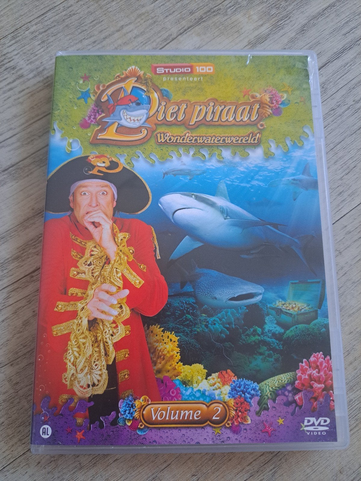 Piet Piraat Wonderwaterwereld Volume 2 DVD, Alle leeftijden, Familie, Nieuw in verpakking, Film