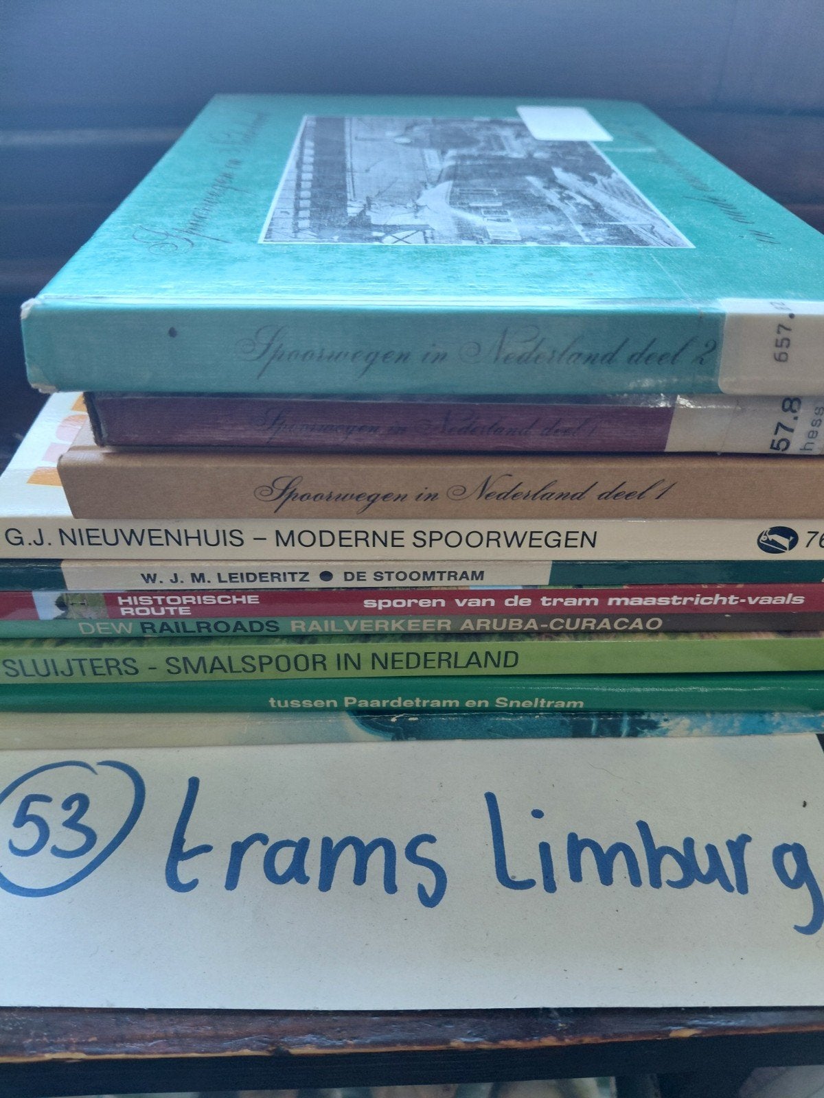 Boeken over trams en spoorwegen in Limburg, Ophalen of Verzenden, Gelezen, Diverse auteurs, Tram