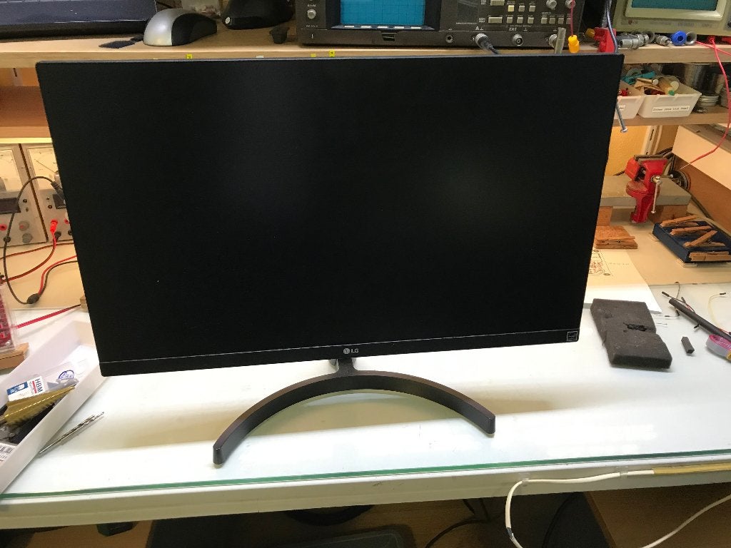 LG 24MK600M-B Full HD Monitor (geen adapter), Ophalen, Gebruikt, IPS, HDMI