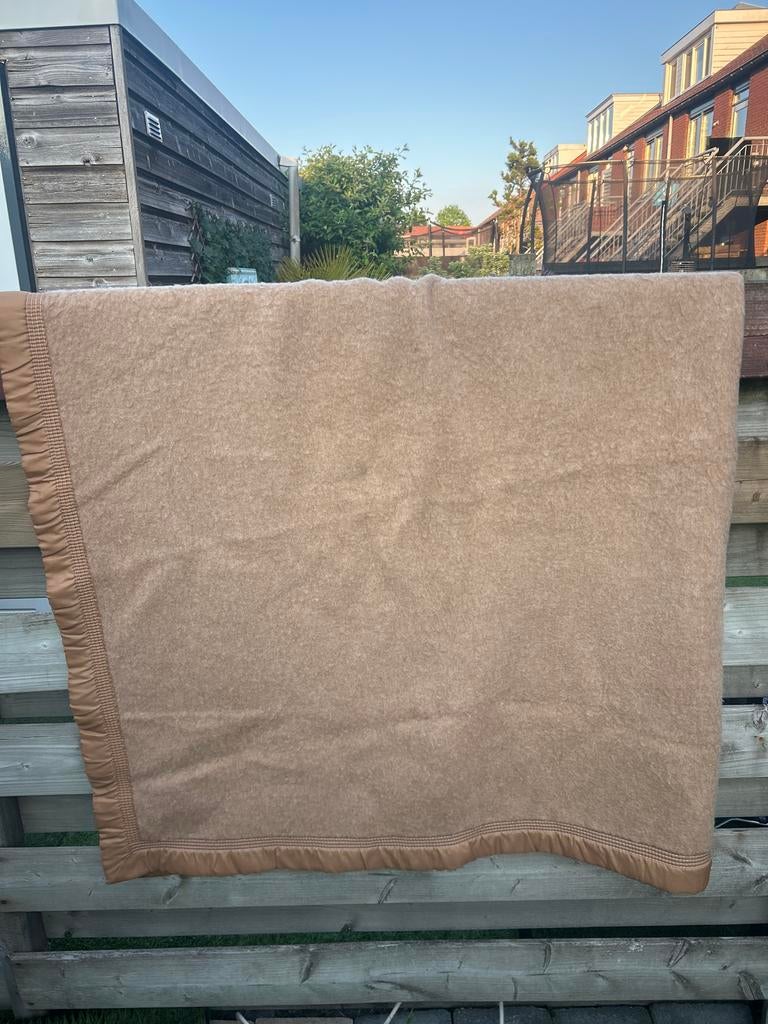 Ourson Woolmark Wollen Deken 150x220 cm, Ophalen of Verzenden, Gebruikt